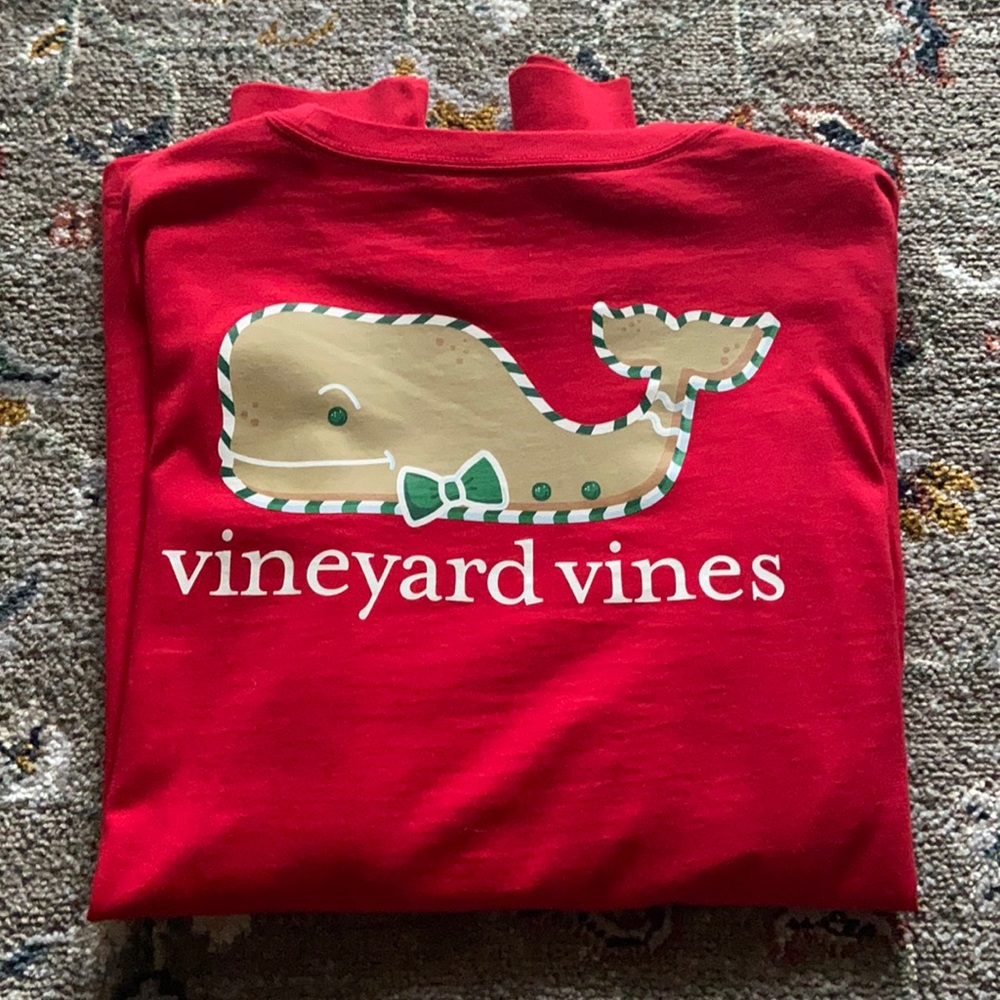 Vineyard Vines XL Gingerbread Christmas Lng Sleeve